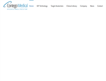 Tablet Screenshot of contegomedical.com